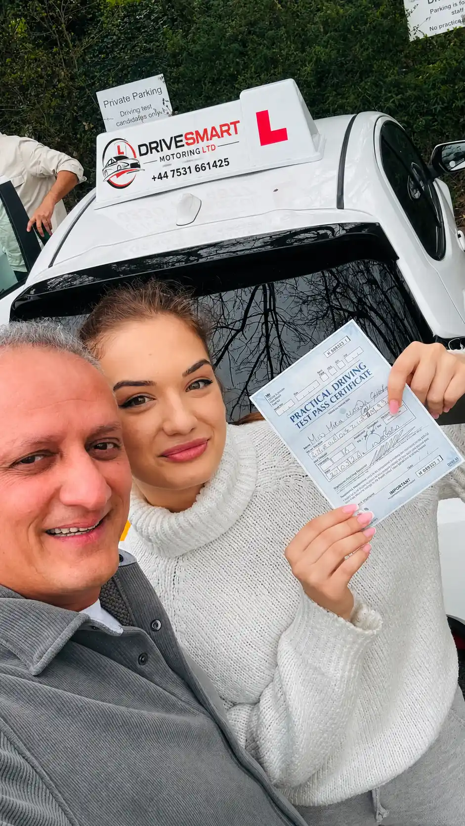 DriveSmart learner who passed their driving test first time (04)